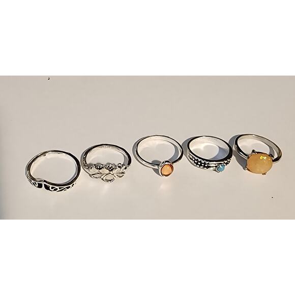 Stackable Rings Set - Minimalist Stacking Rings - Picture 10 of 10